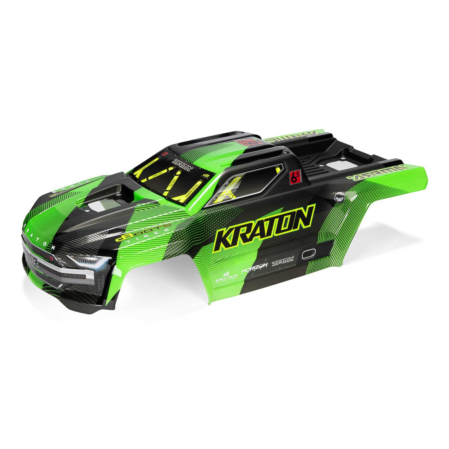 ARRMA ARA-3008 Kraton V6 Painted Body Green/Black