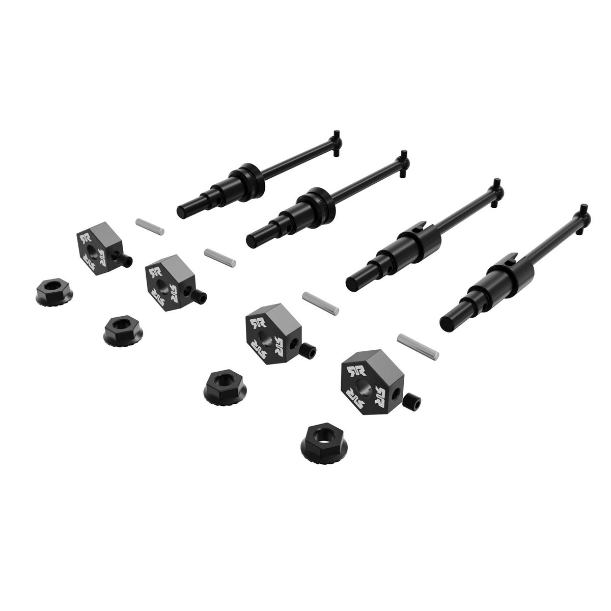 ARRMA ARA-3788 GROM Metal Axle & Wheel Hex Set Type F (4pcs)