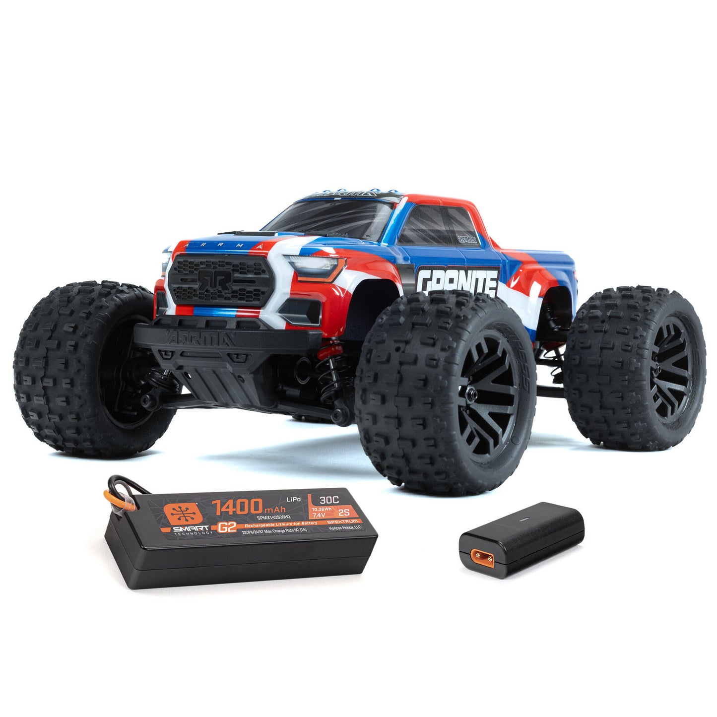 ARRMA 1/18 Granite Grom 4X4 RTR Brushed Monster Truck w/ Battery & Charger.
