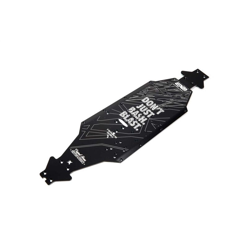 Arrma ARA320571 Aluminum Chassis CNC 7075 T6 LWB, Black Kraton 6S EXB