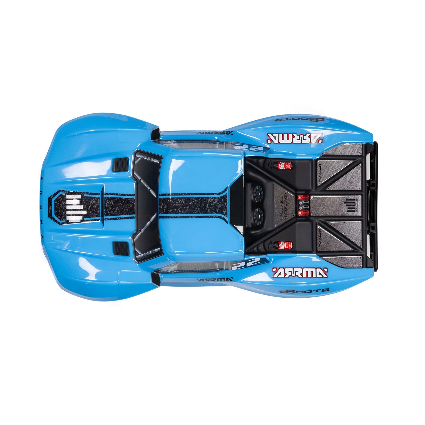 ARRMA ARA3221ST2 1/10 FURY 2WD RTR Brushed Short Course Truck - Blue