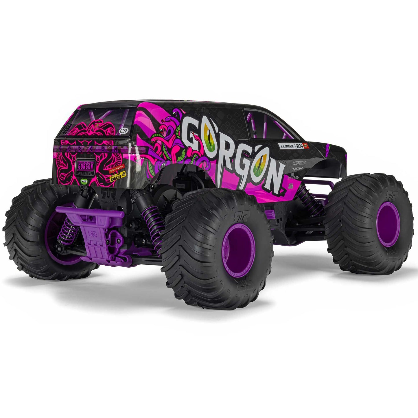ARRMA 1/10 GORGON 2WD RTR Brushed Monster Truck - Purple