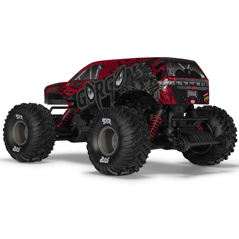 ARRMA GORGON 223S 1/10 2WD RTR Brushless Monster Truck Red/Black ARA3530T2.