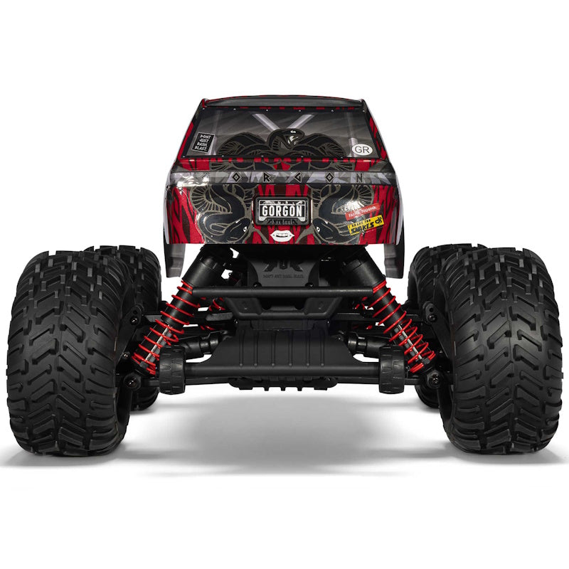 ARRMA GORGON 223S 1/10 2WD RTR Brushless Monster Truck Red/Black ARA3530T2.
