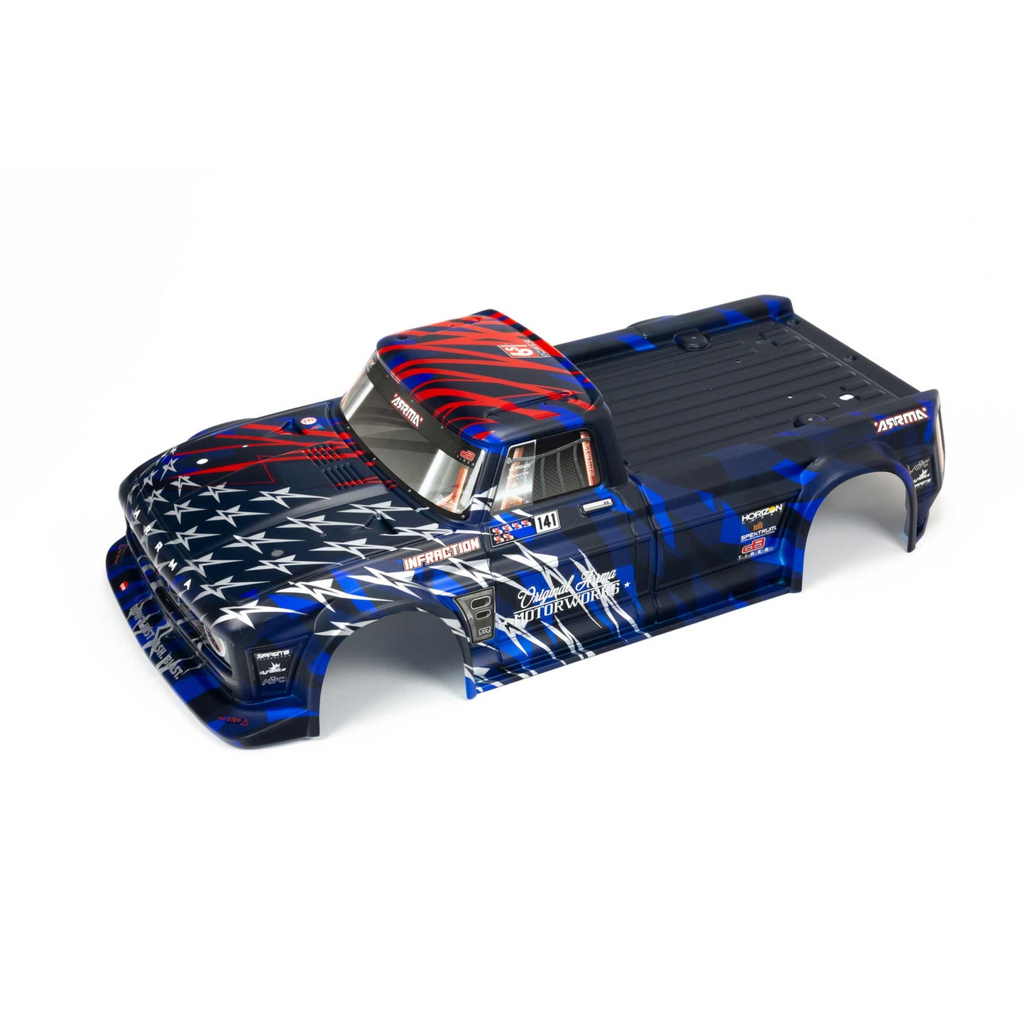 ARRMA ARA410005 Infraction 6S Painted Body Blue/Red