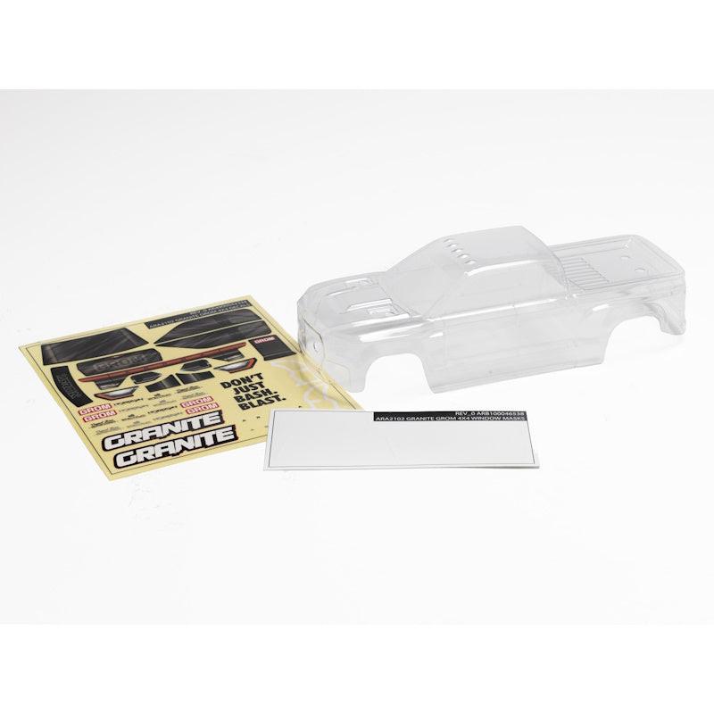ARRMA ARA412004 Granite GROM Body - Clear