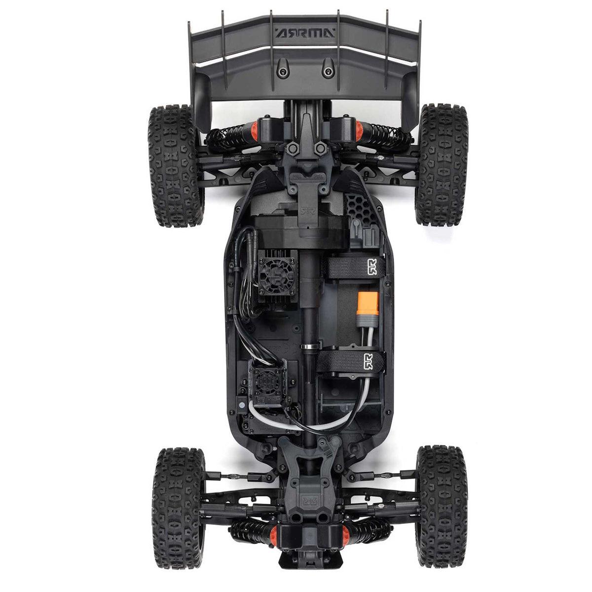 Arrma 4306V4T4 1/8 TYPHON 223S DSC 4X4 RTR Brushless Buggy, Blue