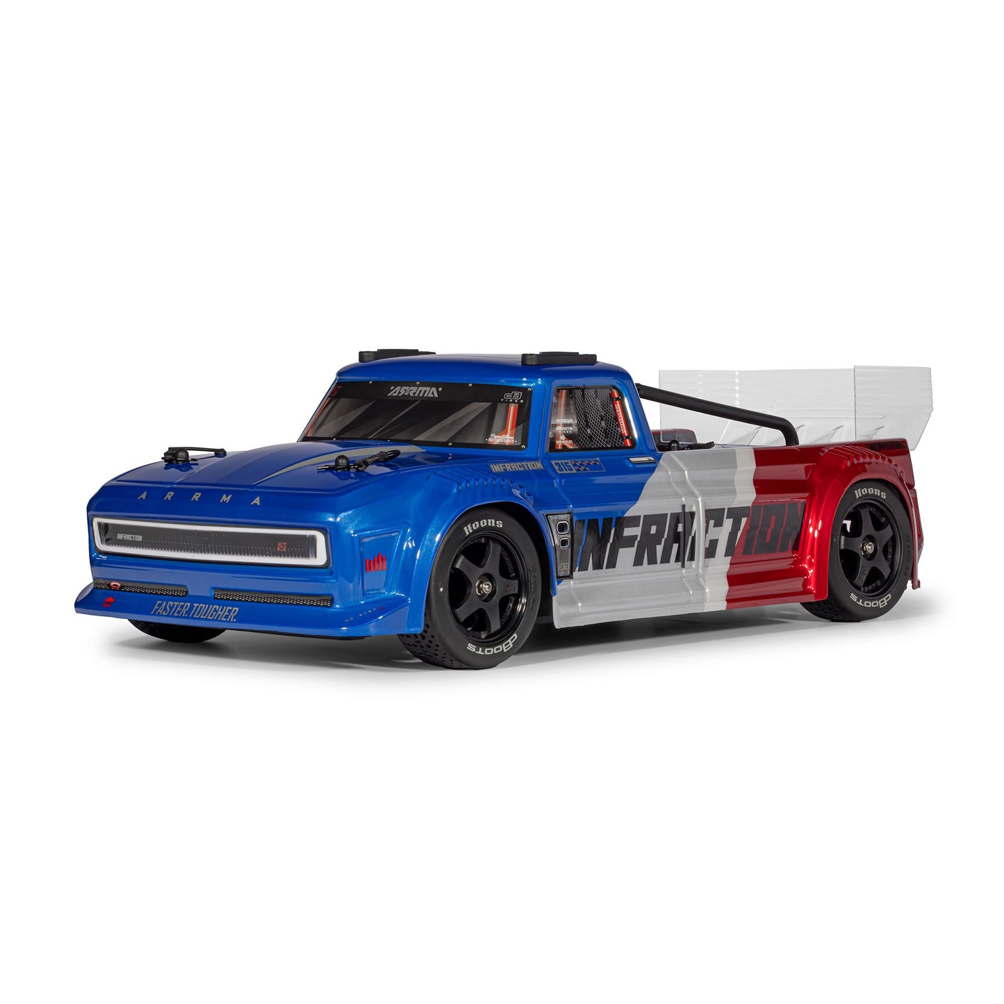 Arrma 1/8 INFRACTION 223S DSC 4X4 RTR Brushless All-Road Street Bash - Blue/Red.