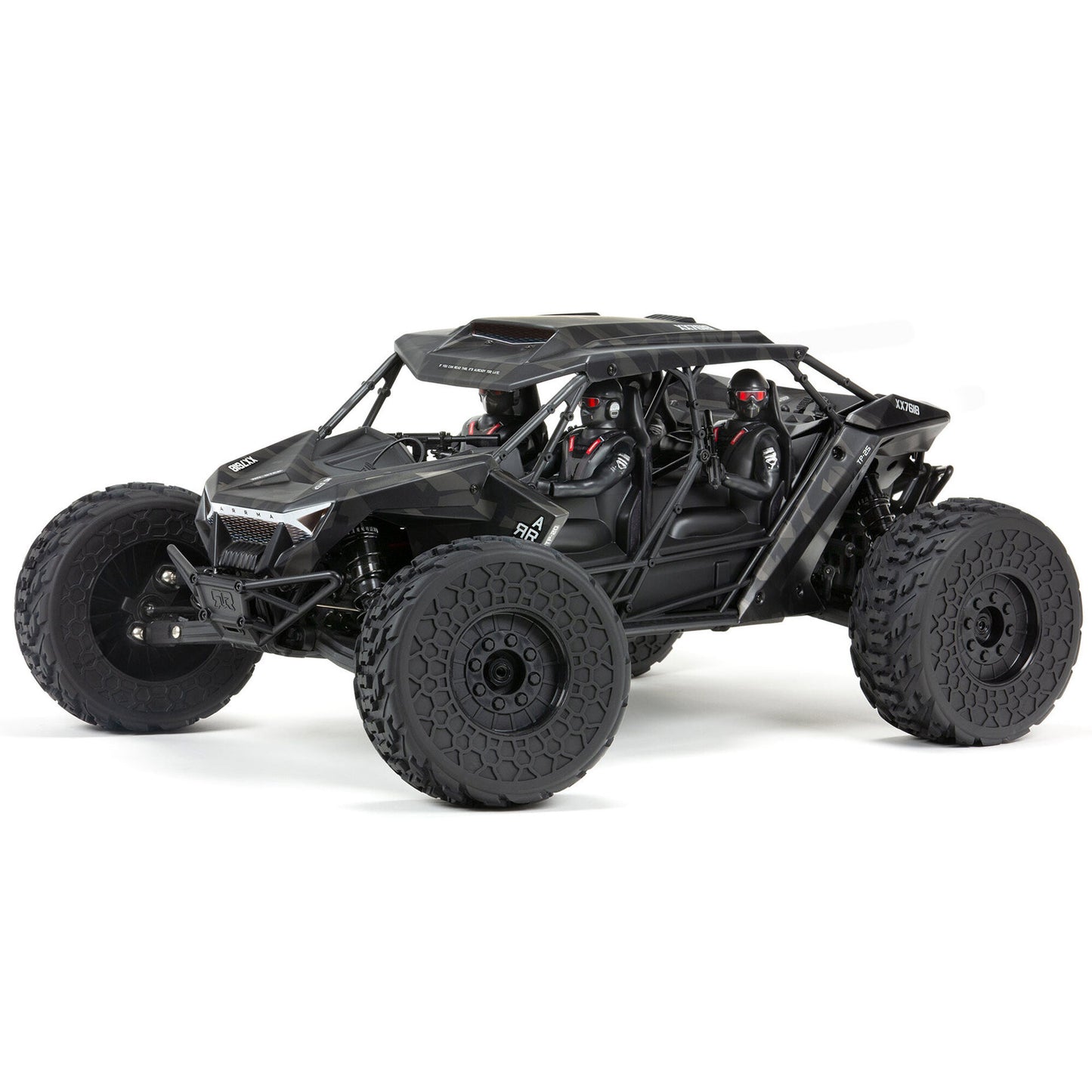 Arrma 7618T1 - 1/7 FIRETEAM 6S 4X4 RTR Brushless Buggy, Black