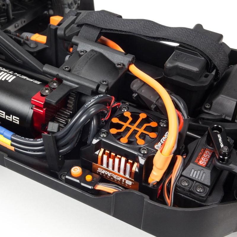 ARRMA ARA8606V5 1/8 Typhon 6S BLX 4x4 Brushless Buggy Black RTR Spektrum