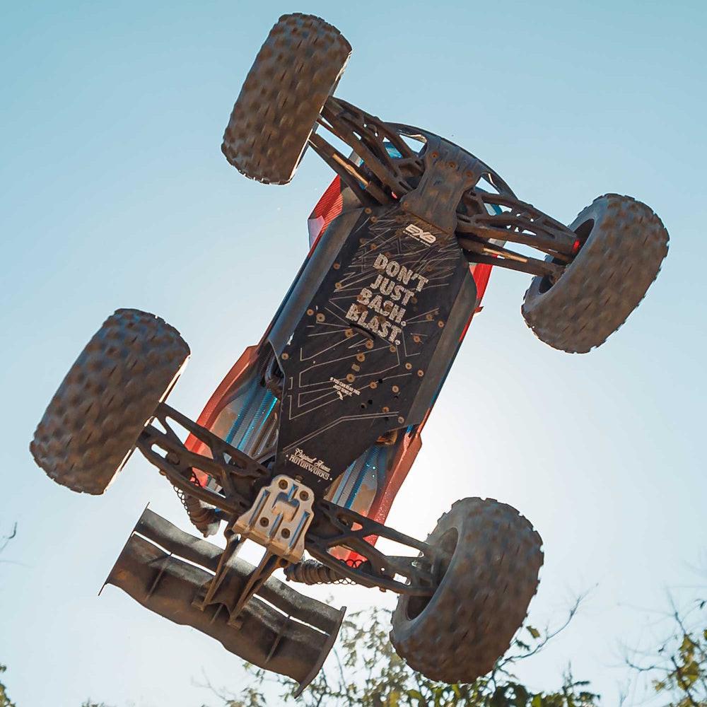 ARRMA ARA8608V6T1 1/8 KRATON 6S 4X4 RTR Brushless Speed Truck, Blue/Orange