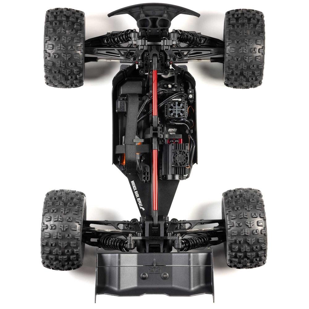 ARRMA ARA8608V6T1 1/8 KRATON 6S 4X4 RTR Brushless Speed Truck, Blue/Orange