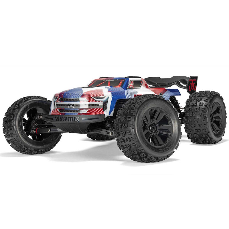 Arrma 8608V6T4 - 1/8 KRATON 4X4 6S BLX BRUSHLESS V6 SPEED TRUCK RTR (Blue/Red)