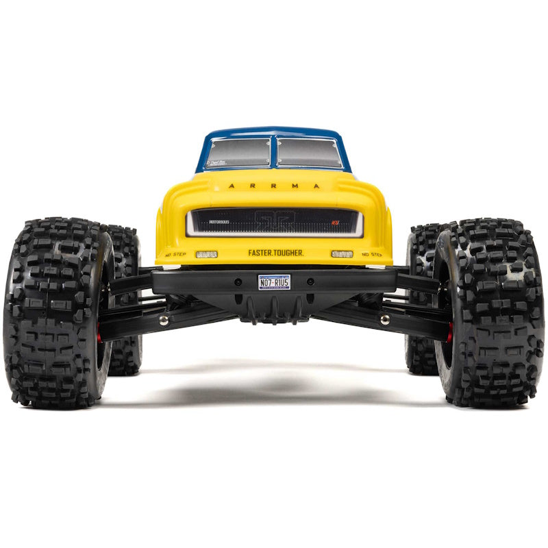 ARRMA - ARA8611V6T2 1/8 NOTORIOUS 6S V6 4X4 BLX Brushless Stunt Truck RTR, Blue