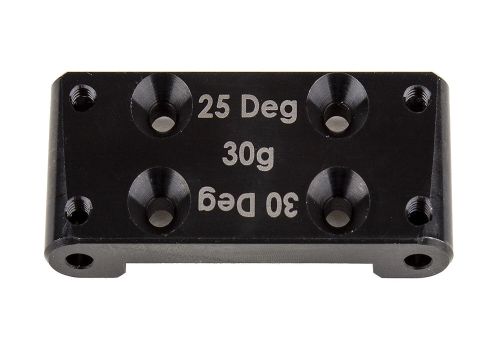 Associated 91898 RC10b6 Factory Team Steel Bulkhead; 25/30 Degree 30g