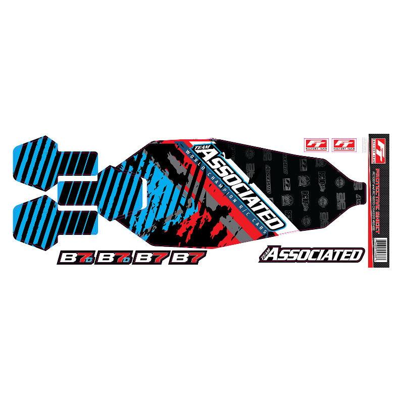 Team Associated ASC92488 RC10B7 Chassis Protective Sheet (1) - PowerHobby
