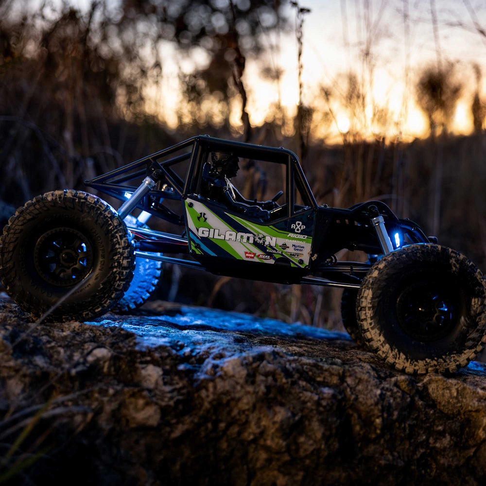 Axial 1207T1 1/8 AXP8 Gilamon 2.2 4X4 RTR Brushed Trail Buggy, Green