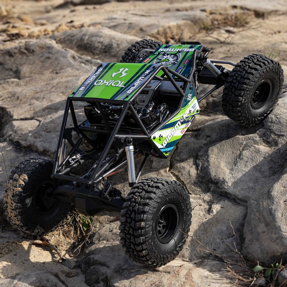 Axial 1207T1 1/8 AXP8 Gilamon 2.2 4X4 RTR Brushed Trail Buggy, Green