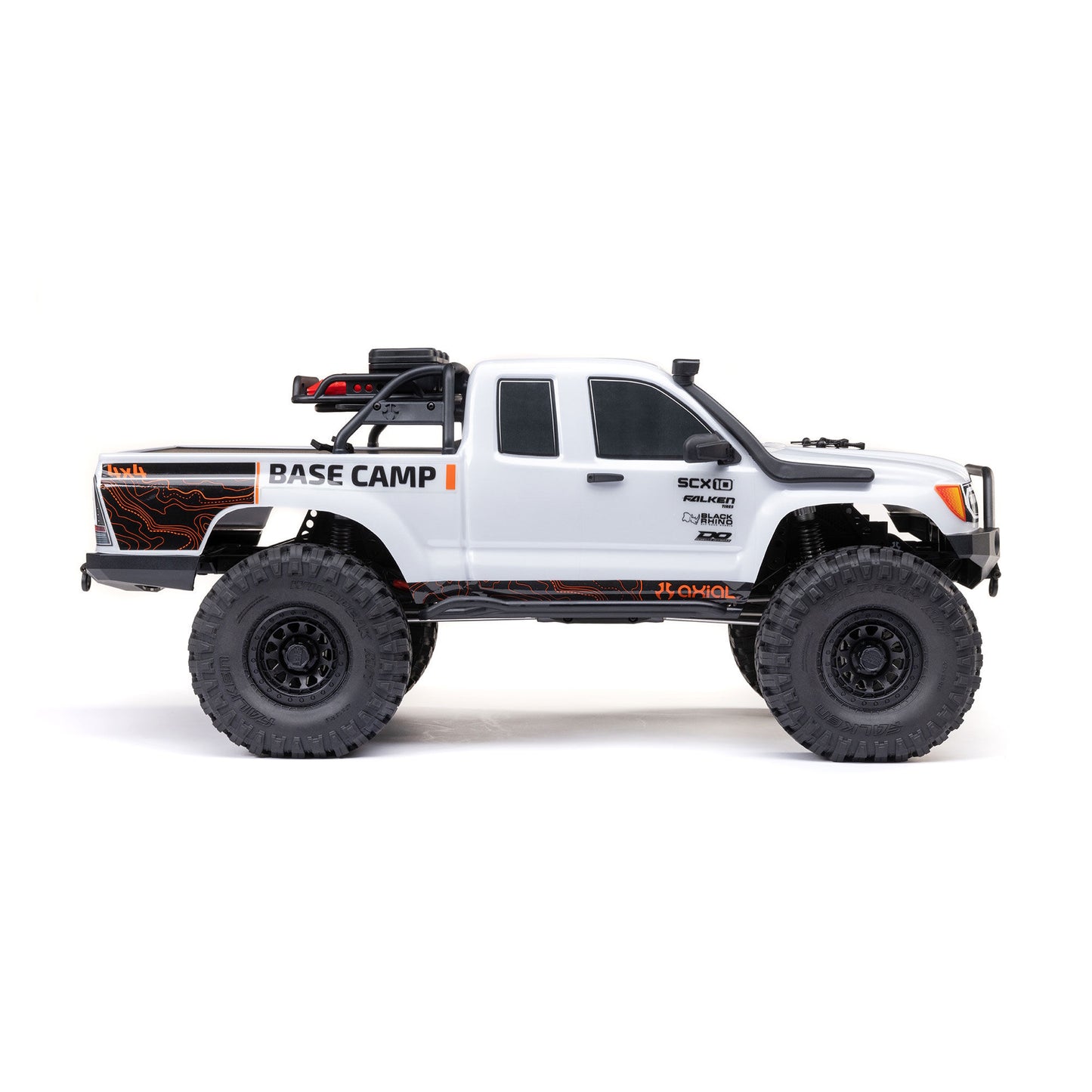 Axial AXI-1375T1 1/10 SCX10 III Base Camp 4X4 RTR Brushed Rock Crawler, White
