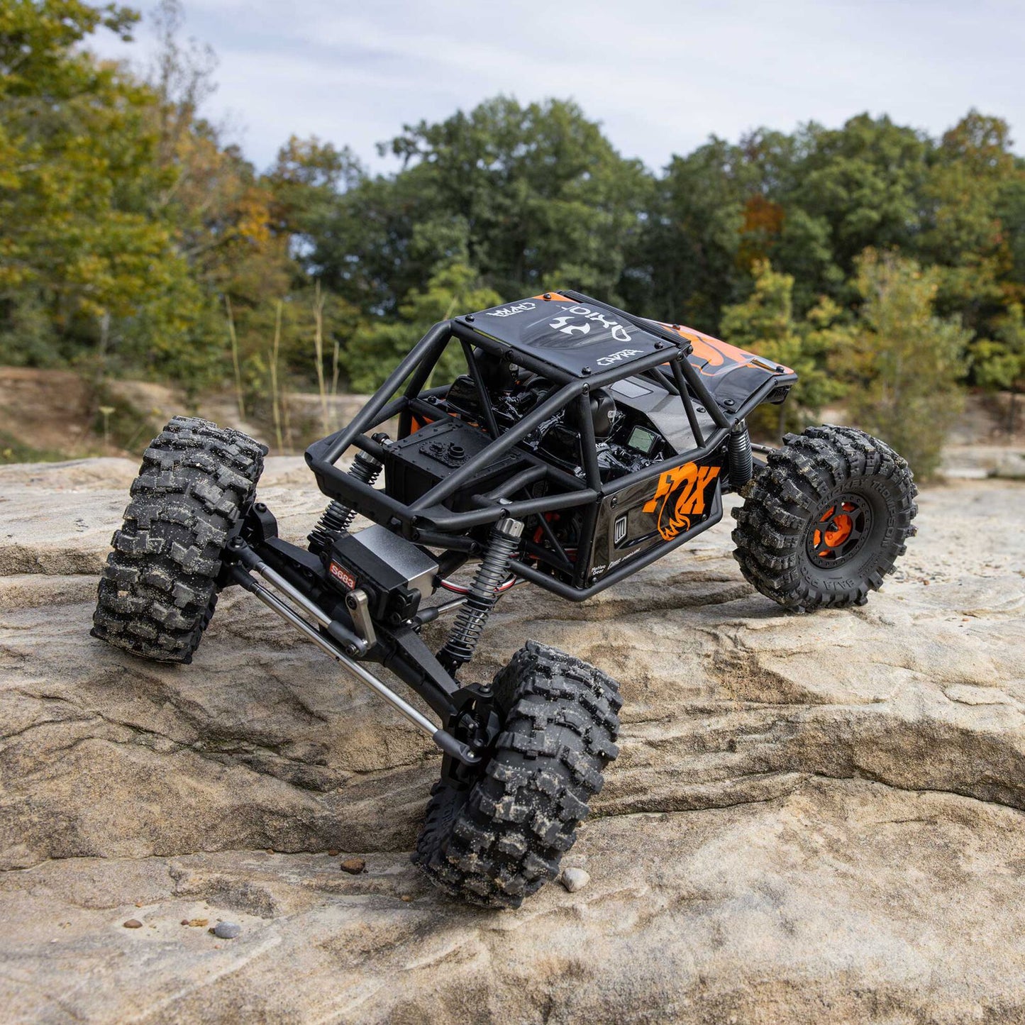 Axial 1/10 UTB10 Capra 1.9 4WS 4X4 Unlimited Trail Buggy Brushed RTR Orange