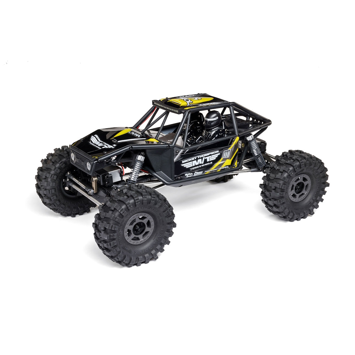 Axial AXI-1543T2 1/10 UTB10 Capra 1.9 4WS 4X4 RTR Brushed Rock Crawler, Yellow