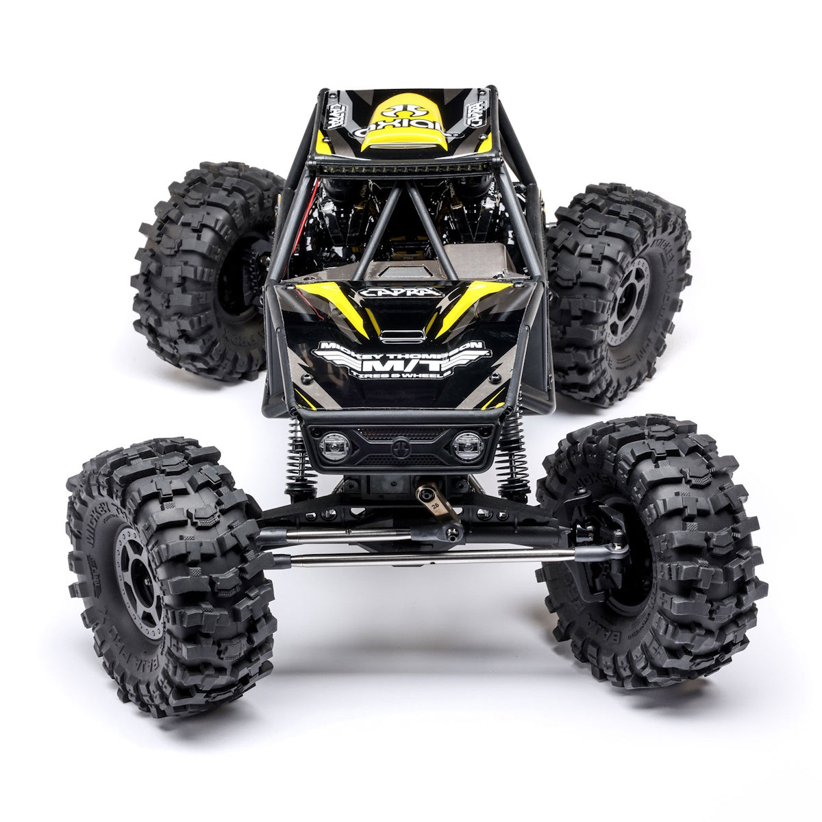 Axial AXI-1543T2 1/10 UTB10 Capra 1.9 4WS 4X4 RTR Brushed Rock Crawler, Yellow