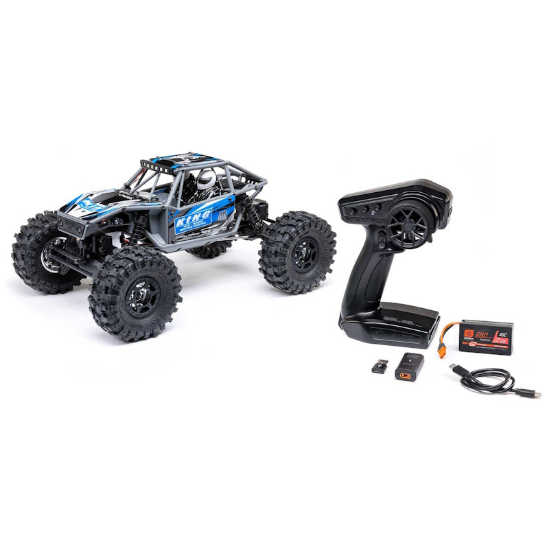 Axial AXI-1750T1 UTB18 Capra 4WS 1/18 RTR 4WD Unlimited Trail Buggy Blue 2.4GHz