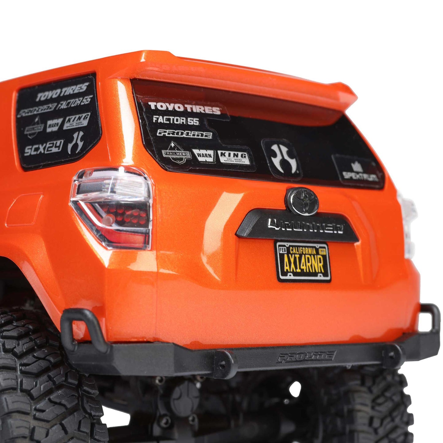 Axial AXI-2035T1 1/24 SCX24 Toyota 4Runner 4X4 RTR Brushed Rock Crawler - Orange