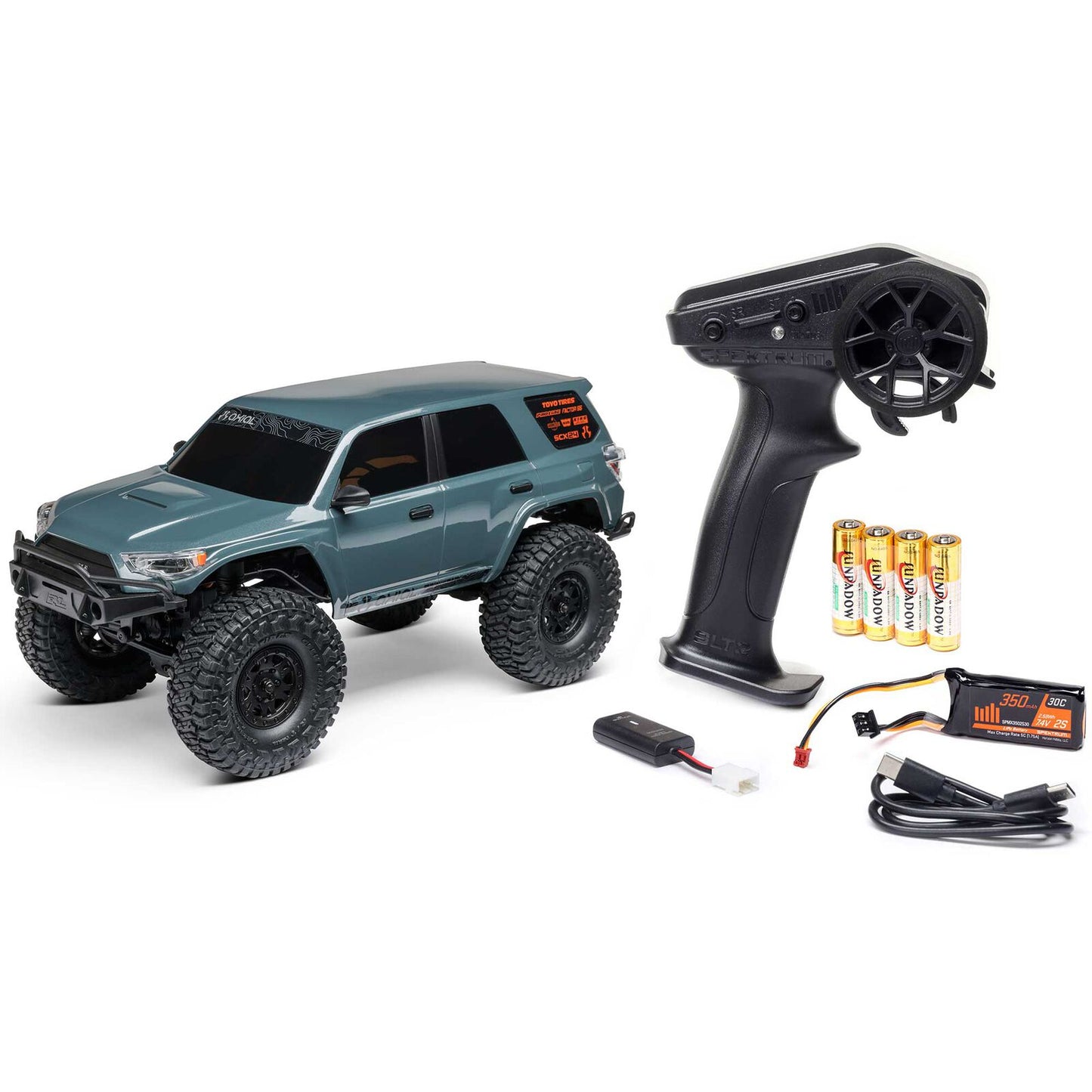 Axial 1/24 SCX24 Toyota 4Runner 4X4 RTR Brushed Rock Crawler w/ Battery & Charger.