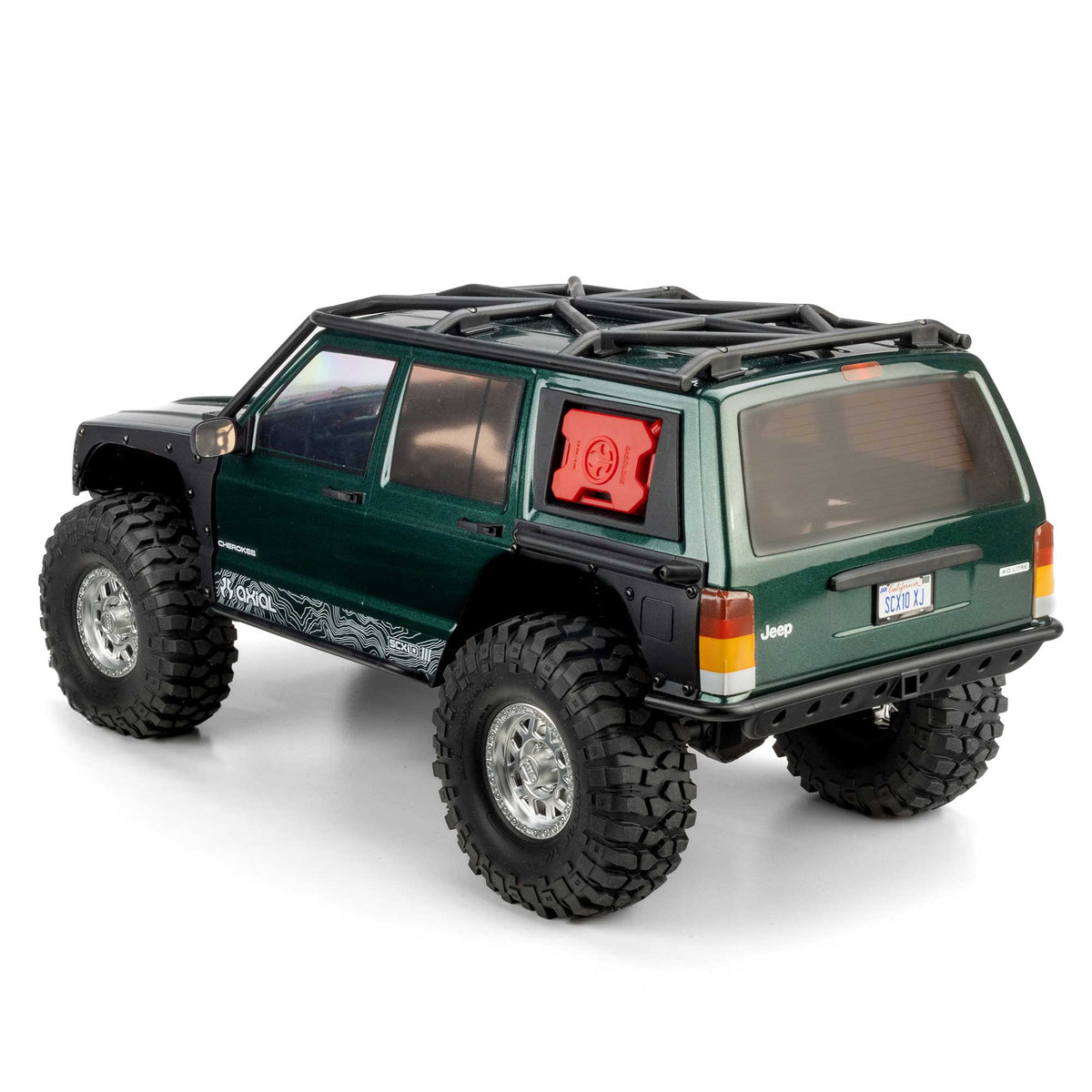 Axial AXI-2037T1 1/10 SCX10 III Jeep Cherokee XJ 4X4 RTR Brushed Rock Crawler, Green