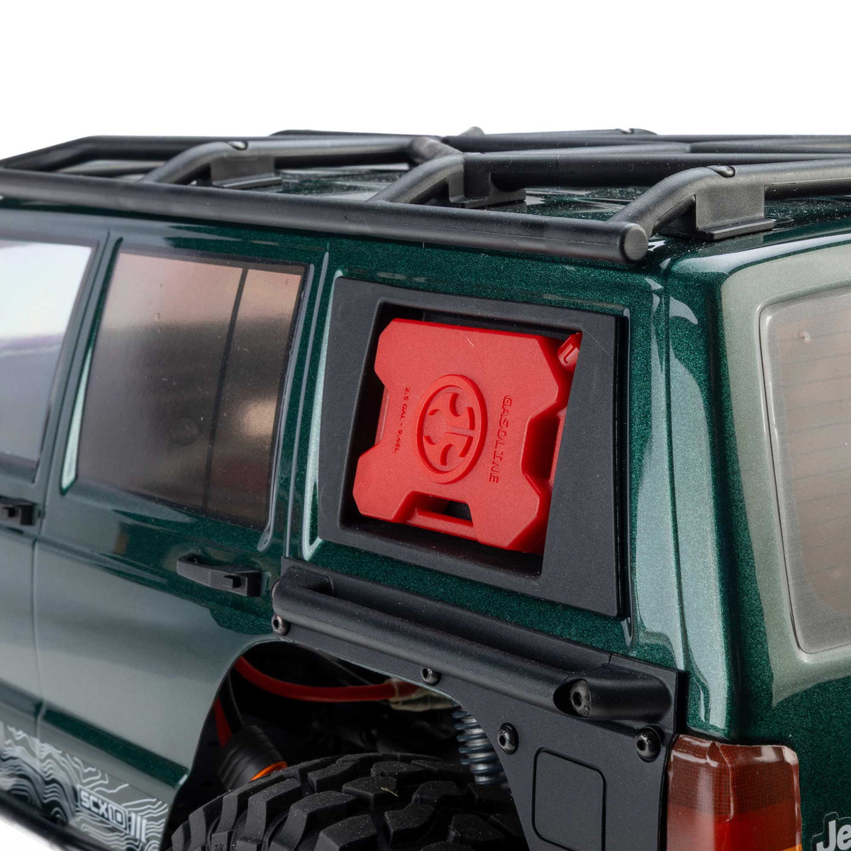 Axial AXI-2037T1 1/10 SCX10 III Jeep Cherokee XJ 4X4 RTR Brushed Rock Crawler, Green