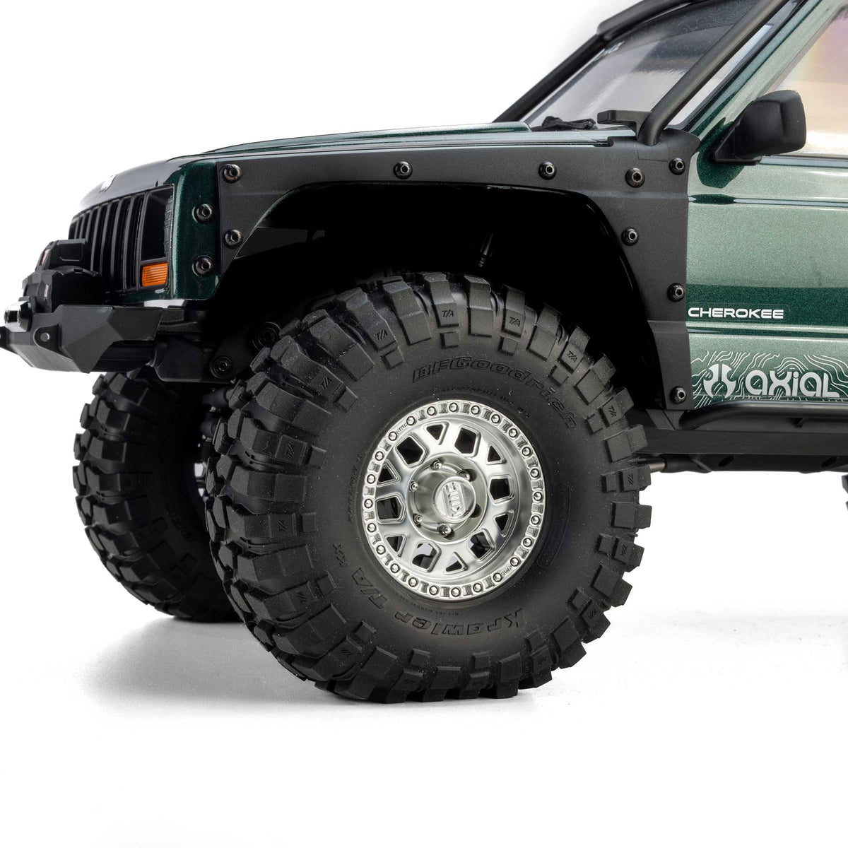 Axial AXI-2037T1 1/10 SCX10 III Jeep Cherokee XJ 4X4 RTR Brushed Rock Crawler, Green