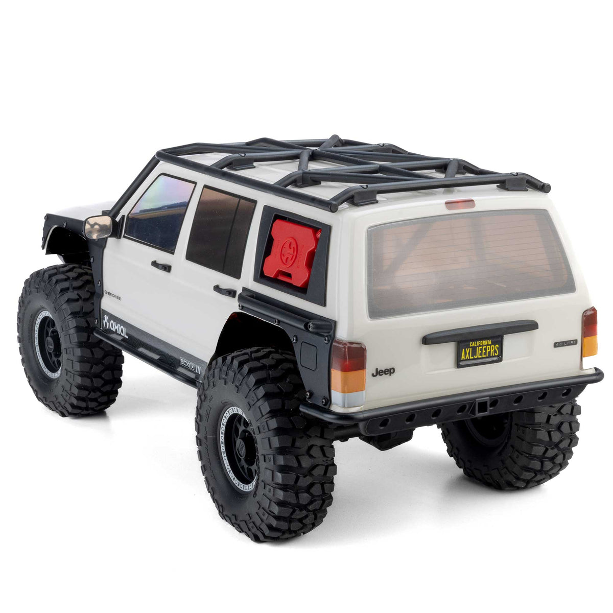 Axial AXI-2037T2 1/10 SCX10 III Jeep Cherokee XJ 4X4 RTR Brushed Rock Crawler, White