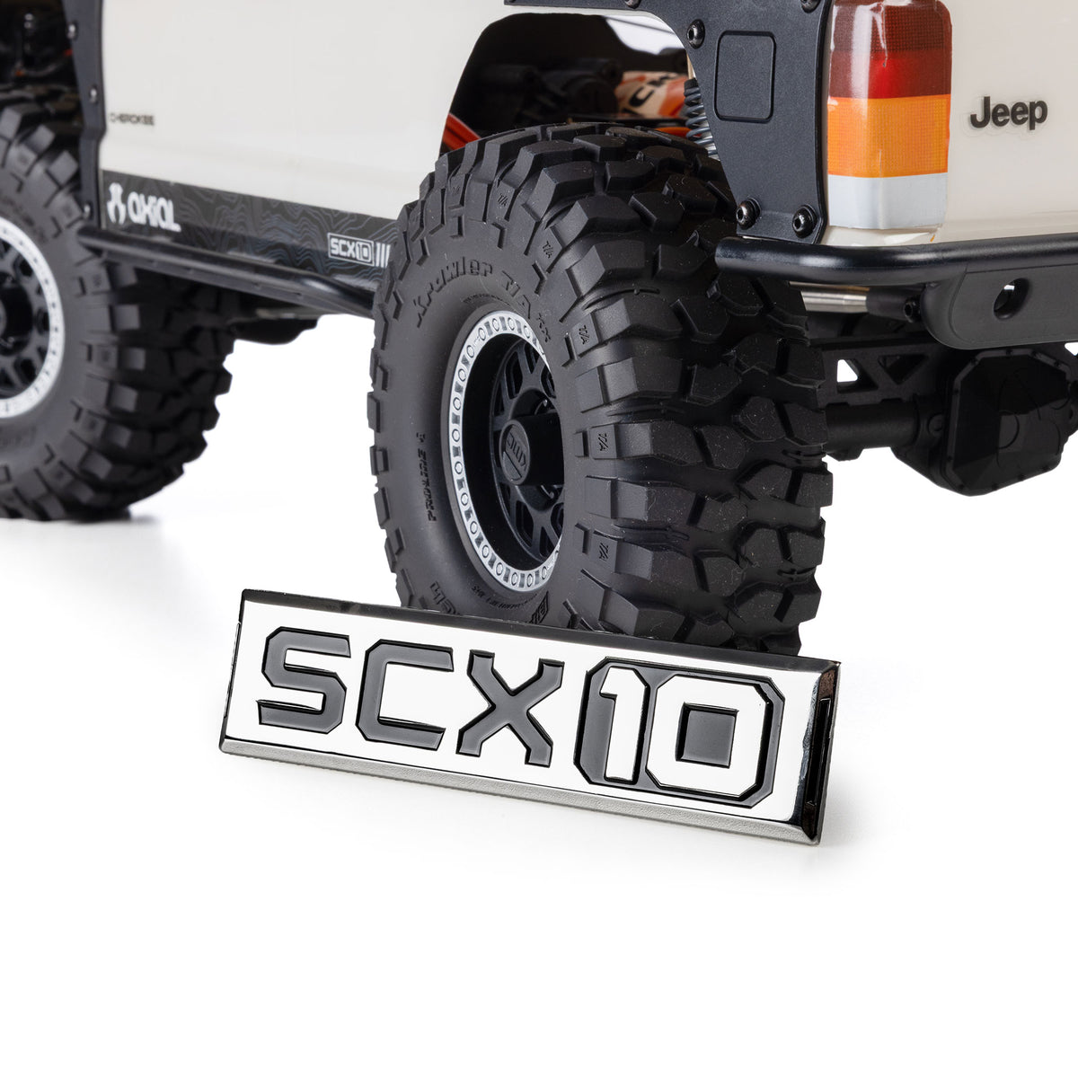 Axial AXI-2037T2 1/10 SCX10 III Jeep Cherokee XJ 4X4 RTR Brushed Rock Crawler, White