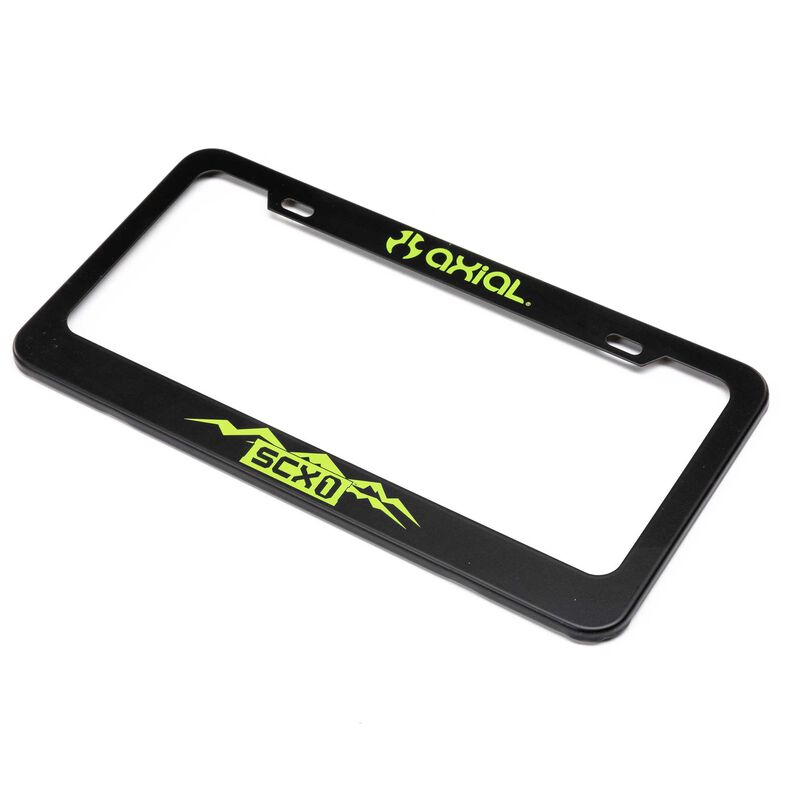 Axial AXI-2321 License Plate Frame Green