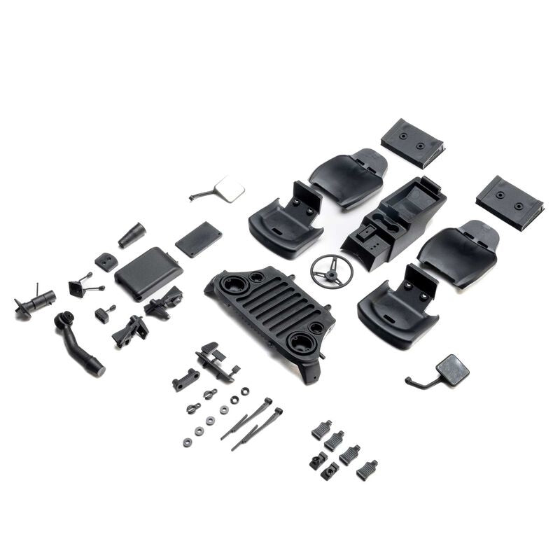 Axial AXI-3858 Body Details Int/Ext CJ-7: SCX10 III.