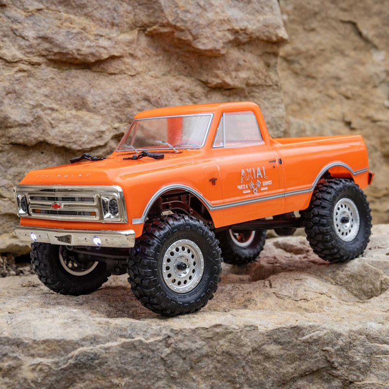 Axial 00001V2T3 1/24 SCX24 1967 Chevrolet C10 4X4 RTR Mini Crawler - Orange