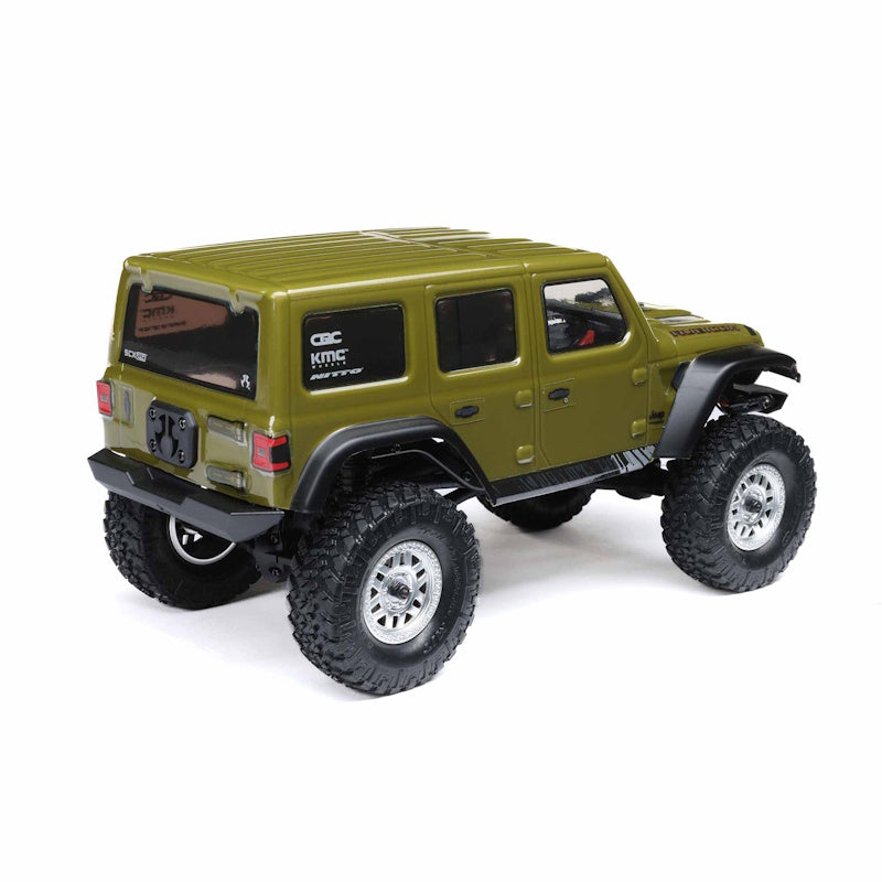 Axial SCX24 Jeep Wrangler JLU 4WD RTR Scale Mini Rock Crawler Green