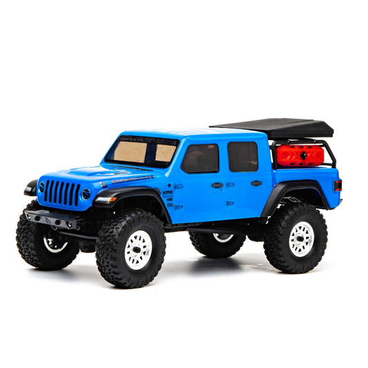 Axial AXI00005T2 SCX24 Jeep JT Gladiator 1/24 4WD RTR, Brushed RTR Blue