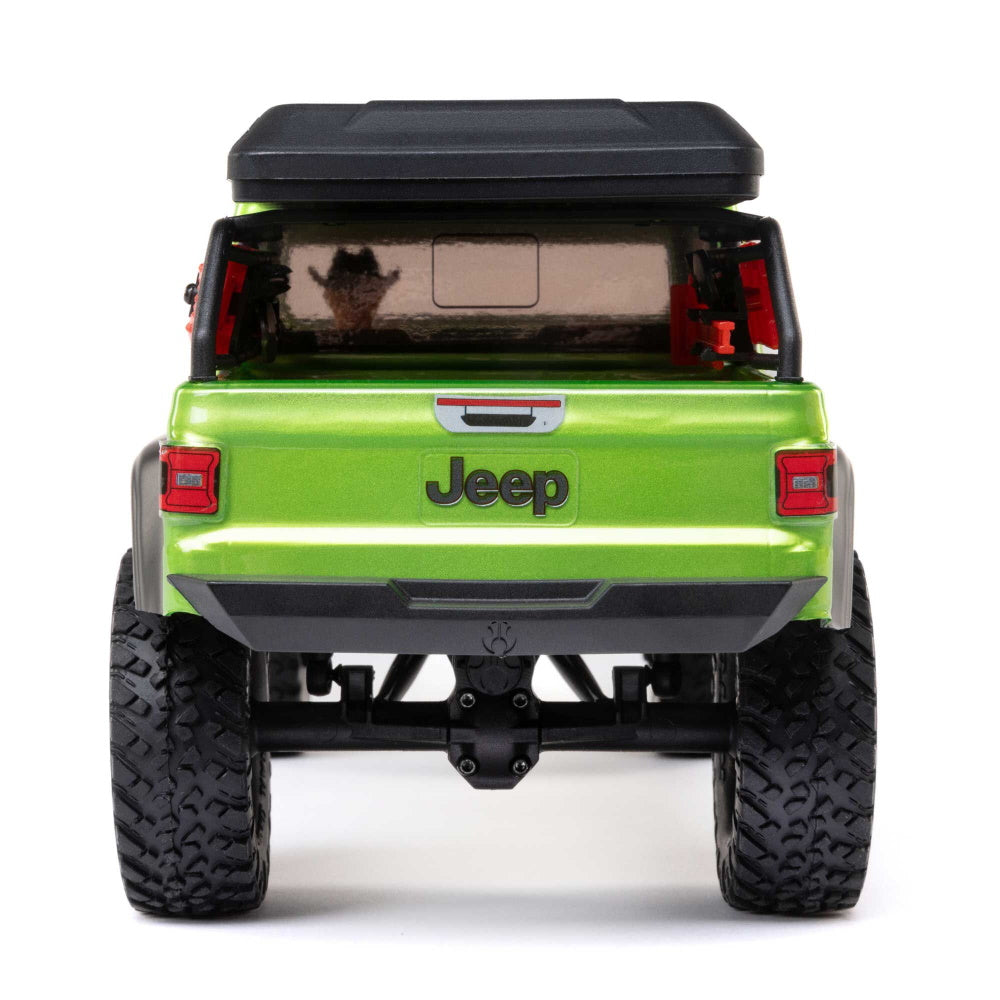 Axial 1/24 SCX24 Jeep JT Gladiator 4WD Rock Crawler Brushed RTR, Green