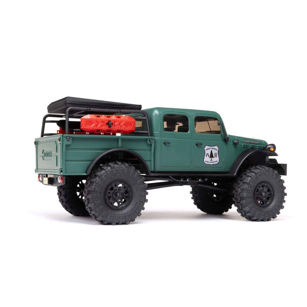 Axial SCX24 40's 4DR Dodge Power Wagon 1/24, 4 Wheel Drive-RTR - Green