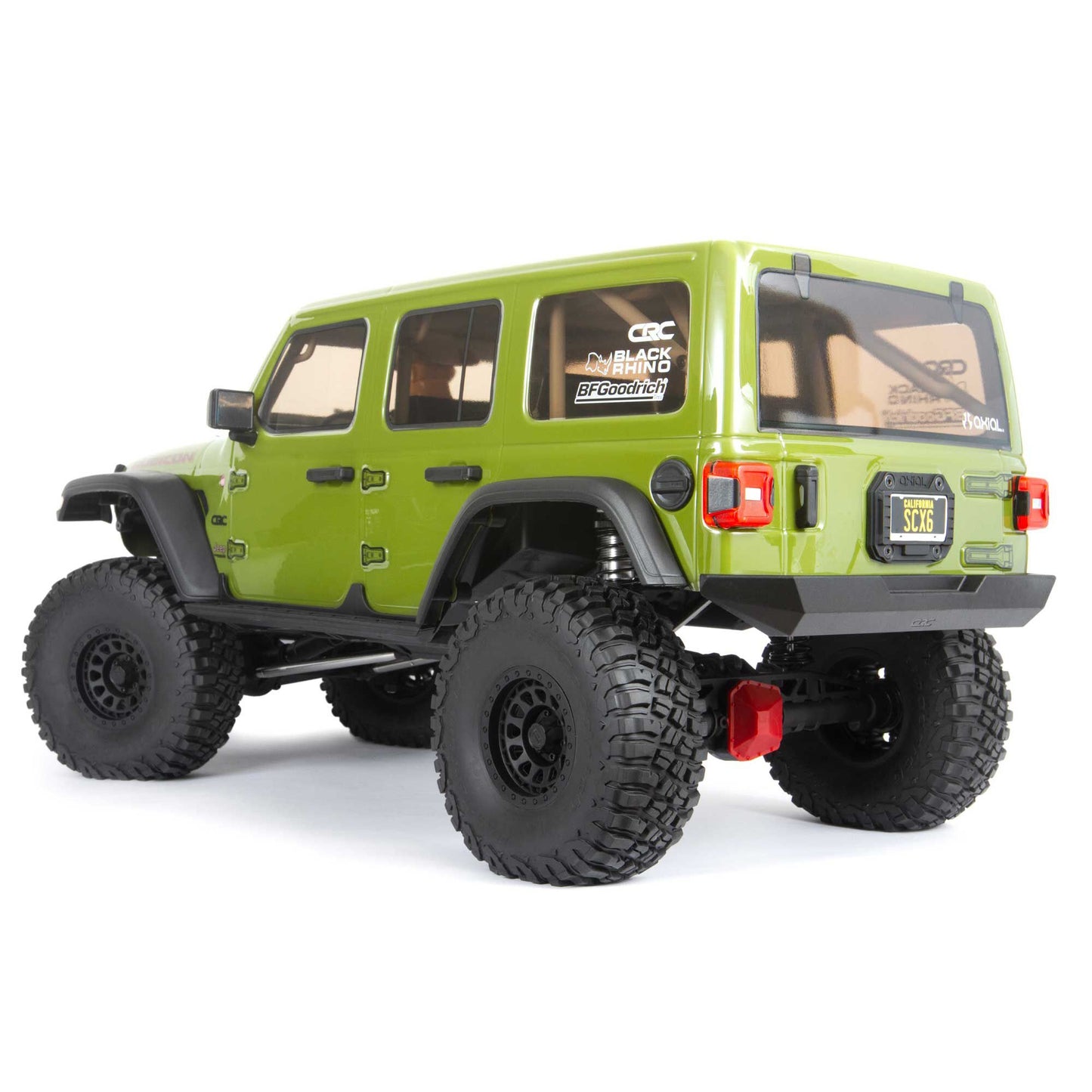 Axial AXI05000T1 1/6 SCX6 Jeep JLU Wrangler 4WD Rock Crawler RTR Green.