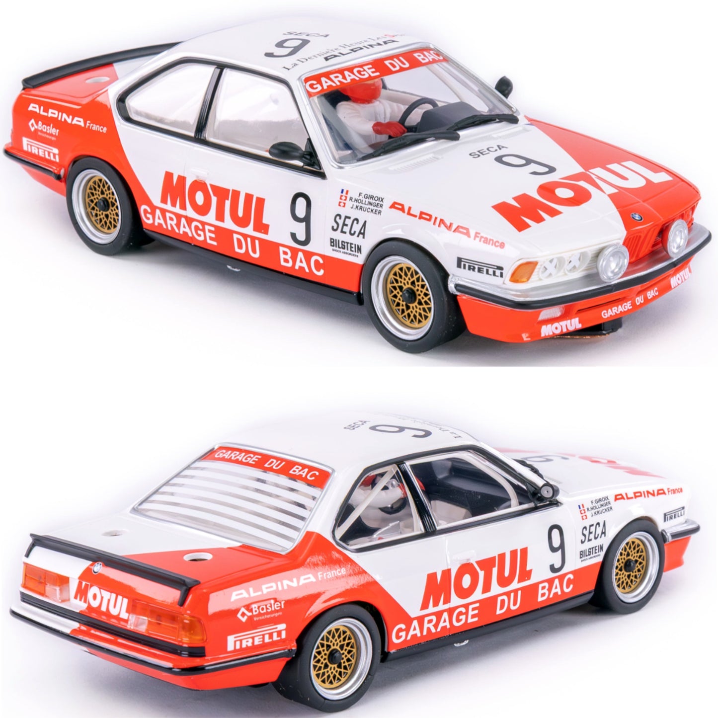 Avant Slot BMW 635 CSI Motul Spa 24h 1984 1/32 Slot Car 51708