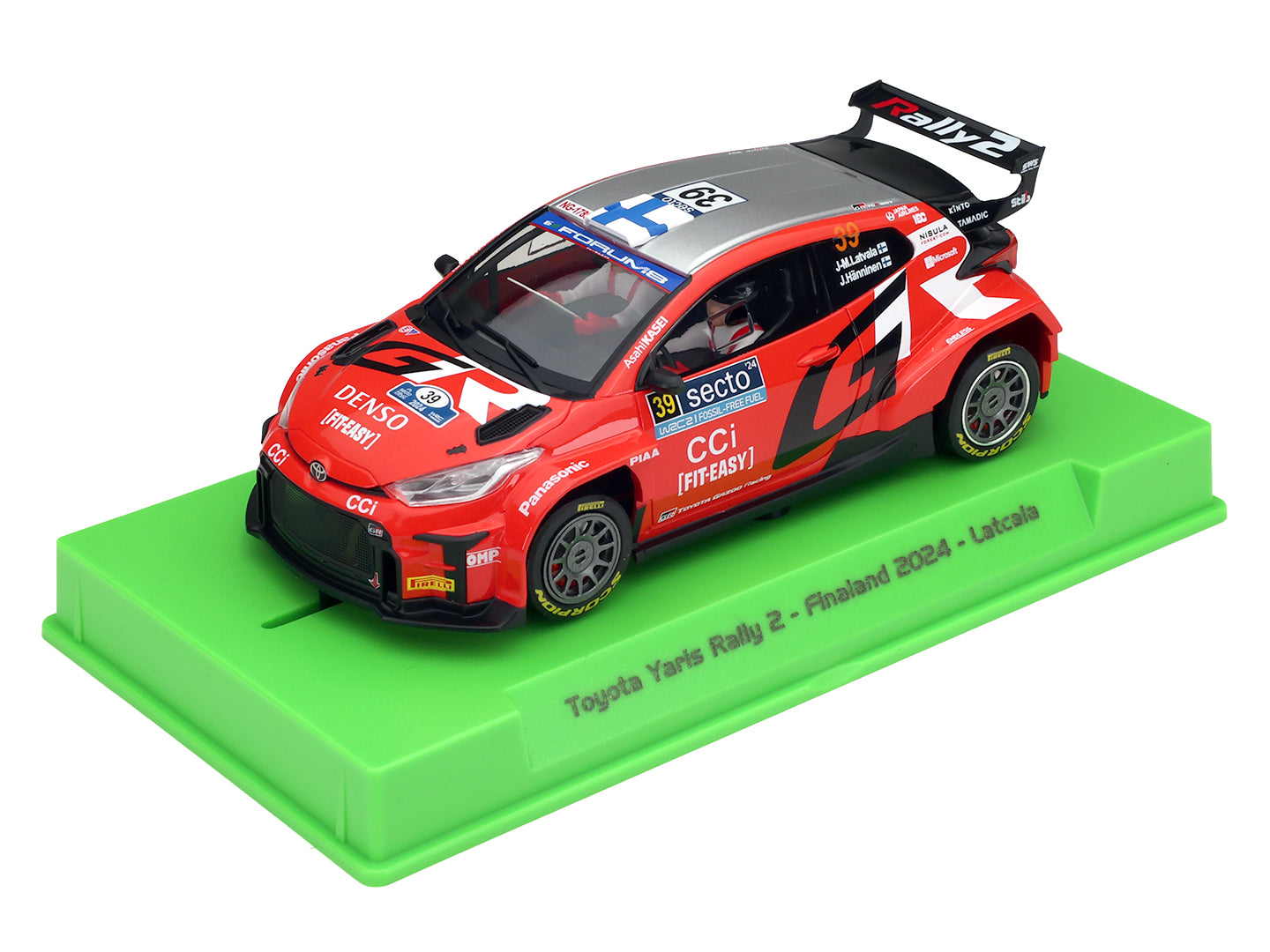 Avant Slot 52606 Toyota Yaris WRC2 Latvala #39 2024 Rally Finland 1/32 Slot Car