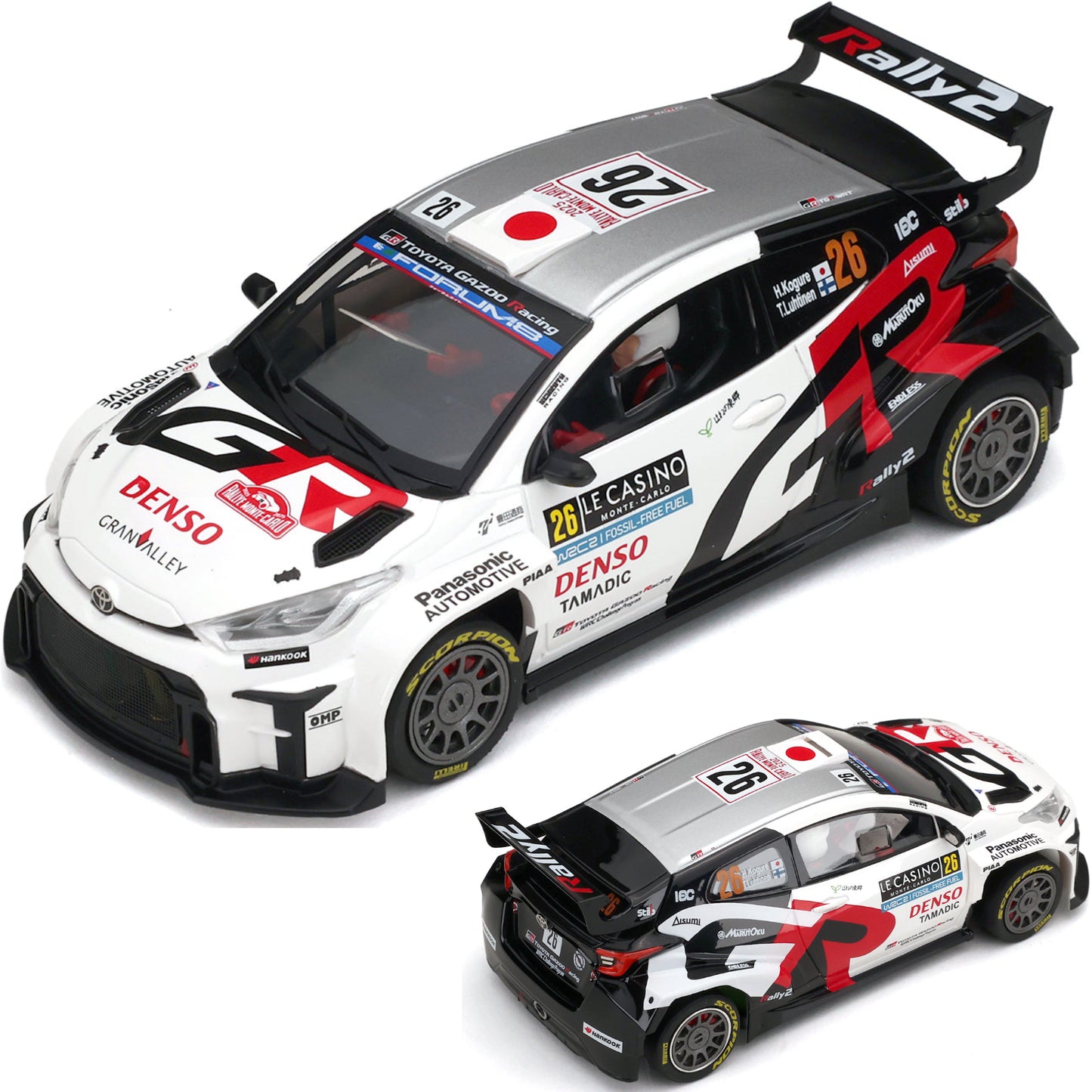 Avant Slot 52607A Toyota Yaris WRC2 2025 Rally Montecarlo 1/32 Slot Car