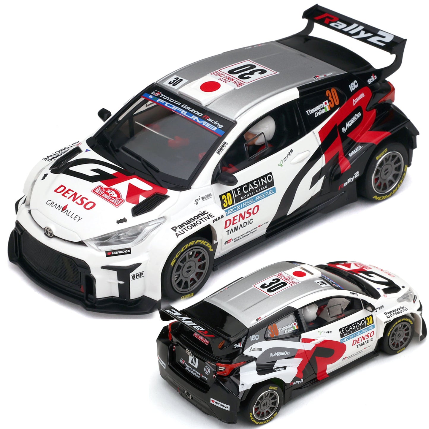 Avant Slot 52607B Toyota Yaris WRC2 2025 Rally Montecarlo 1/32 Slot Car