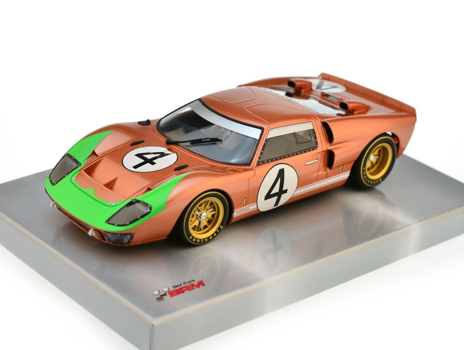 BRM 1/24 Ford GT40 MKII #4 24h Le Mans 1966 Slot Car Mark Donohue BRM167