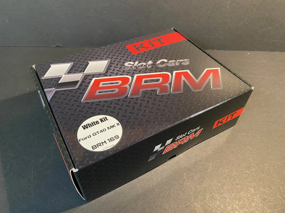 BRM 1/24 Ford GT40 MKII White Kit Unpainted Slot Car BRM169