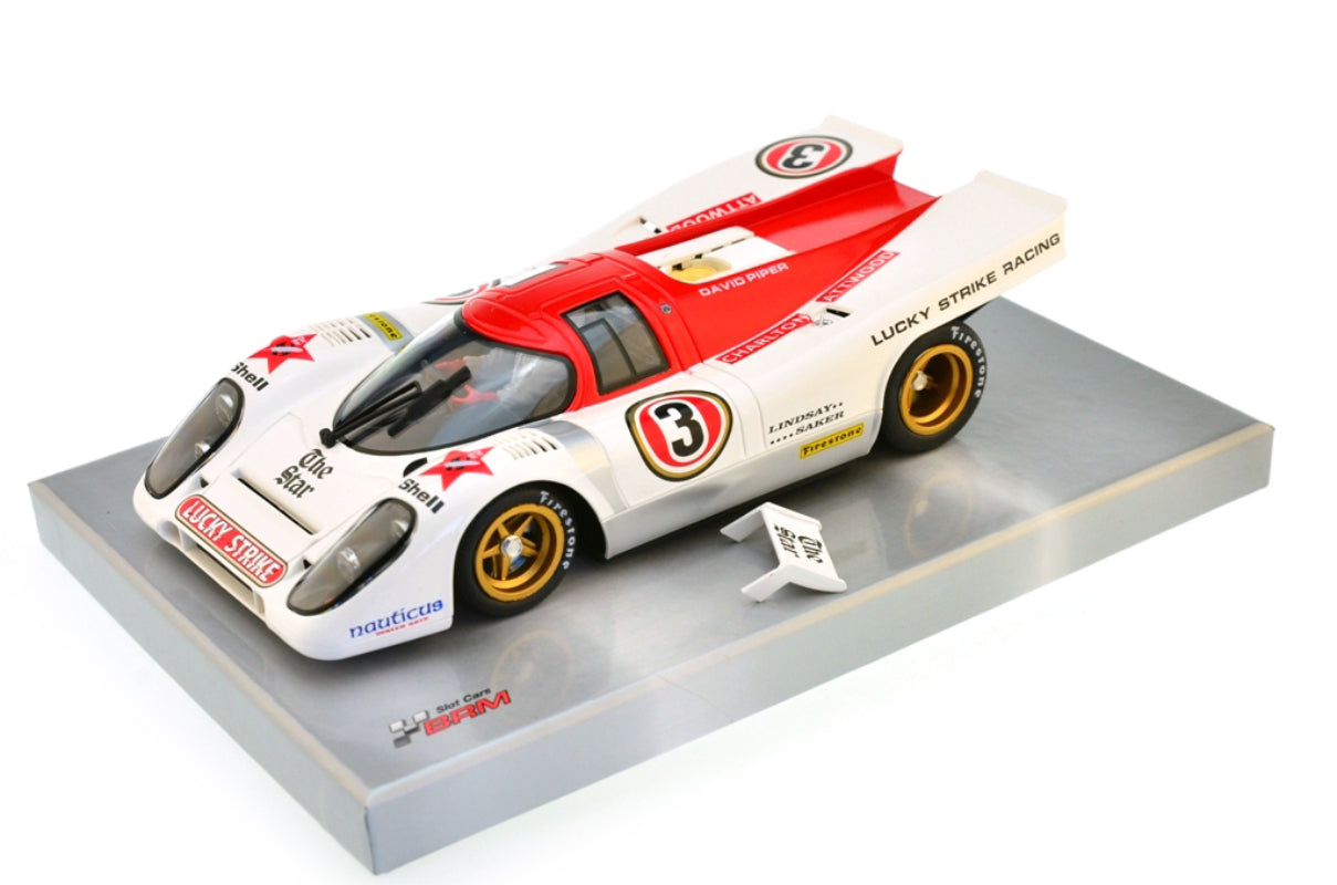 BRM 1/24 Porsche 917K #3 Lucky Strike 9h Kyalami 1971 Slot Car BRM174