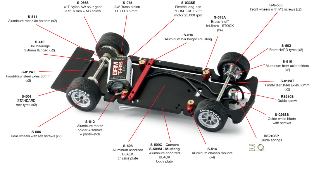 BRM Chevy Camaro Z28 1969 #24 Jeff Gordon Tribute 1/24 Slot Car BRM197